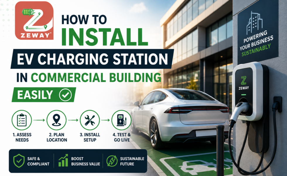 Install EV Charging Station in Commercial Building